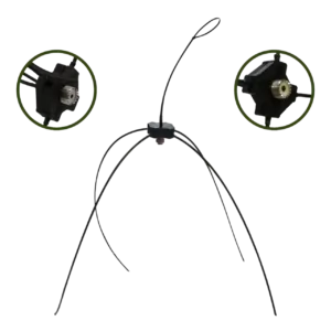 Антена SO239 “павук” дводіапазонна VHF/UHF для рацій Motorola (без кабелю)